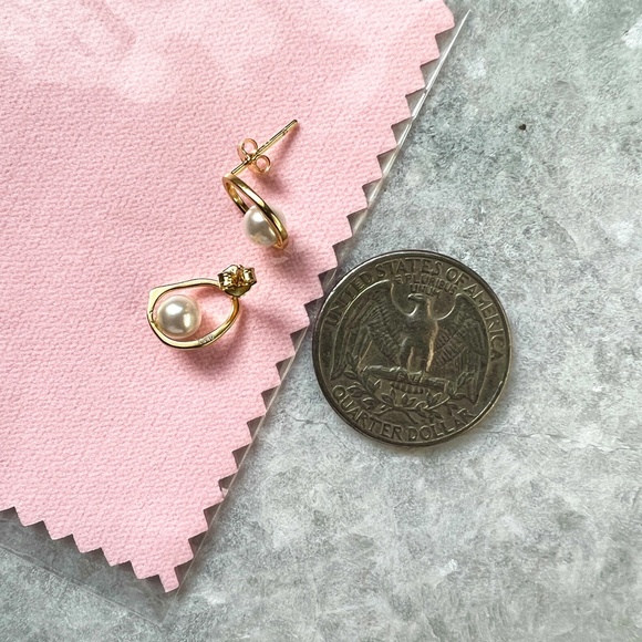 New ORSI Silver Isla Earrings Gold Plated - Picture 5 of 7